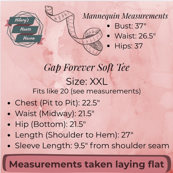 NWT GAP Forever Soft Tee XXL 20 Khaki Stripe Short Sleeve Crew Neck Foreversoft - Picture 2 of 11